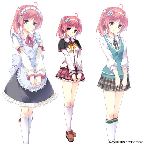 桜咲 花のイラストCG画像1